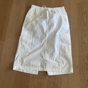 Aritzia cargo midi skirt